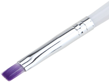 Schilderij Borstel Nail Art Uv Gel Manicure Wit Handvat Draw Pen Puntjes Manicure Nail Borstel Gradiënt Manicure Nail Art tool