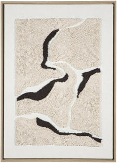 Schilderij Noé Beige - 70x50 Cm - MDF - Crème#Beige#Wit - 3x50x70 Cm