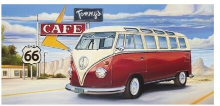 Schilderij VW Tommy's cafe 40x80cm multi