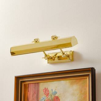 Schilderijlicht Chawton, gepolijst messing,40,2cm