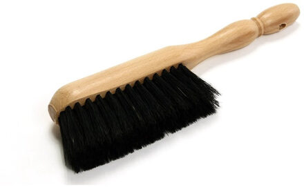Schilders stoffer - korte haren - 24 cm - hout - borstel - schildersstoffer