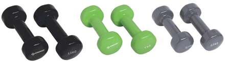 Schildkröt Fitness Dumbbells Set 0,5/1/1,5 Kg 6 Stuks Zwart