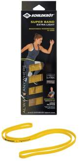 Schildkrot Fitness Schildkröt Fitness Super Band Extra Light Weerstandsbanden geel - nosize