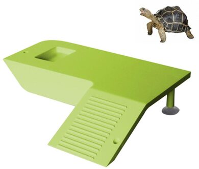 Schildpad Kikker Drijvende Eiland Aquatische Reptiel Benodigdheden Aquarium Ornament Turtle Pier Reptile Habitat groen