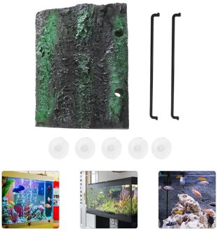 Schildpad Koesteren Simulatie Schors Platform Schildpad Float Terras Aquarium Decor groen