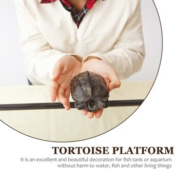 Schildpad Platform Drijvende Koesteren Terras Aquarium Float Decoratie Pet Supply 20X9X17CM