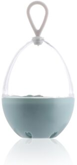 Schimmelbestendig Poederdons Drogen Houder Draagbare Make-Up Spons Plastic Opbergdoos Te Dragen Cosmetische Puff Drogen Houder blauw