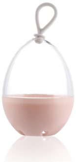 Schimmelbestendig Poederdons Drogen Houder Draagbare Make-Up Spons Plastic Opbergdoos Te Dragen Cosmetische Puff Drogen Houder roze