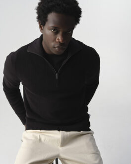 schipperstrui rexton - maat S Zwart