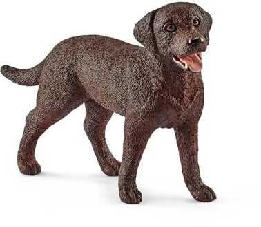 Schleich-beeldje 13834 - Boerderijdier - Labrador, vrouw Bruin