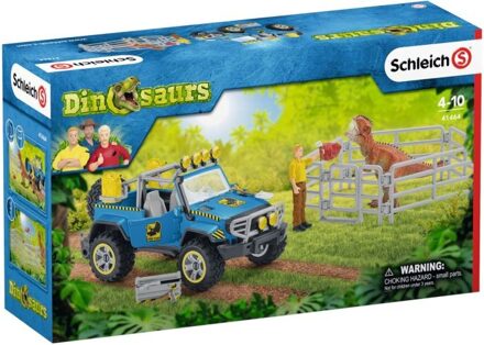 Schleich Dinosaurs Off-road vehicle with dino outpost Multikleur