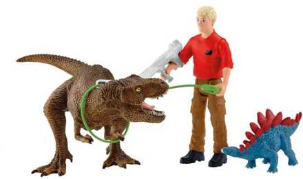 Schleich Dinosaurs - Tyrannosaurus rex aanval Speelfiguur