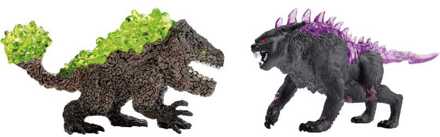 Schleich Eldrador - Schaduwlynx versus rotsbreker Speelfiguur