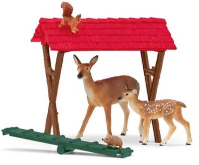 Schleich Farm World - De bosdieren voeren Speelfiguur