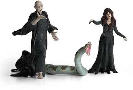 Schleich Harry Potter - Heer Voldemort met Nagini & Bellatrix van Detta Speelfiguur