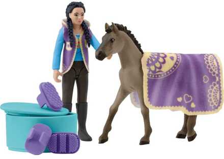 Schleich Horse Club - Schoonheidsset met Kim Speelset