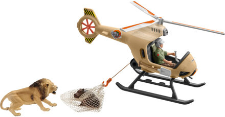 Schleich Safari - Reddingshelikopter Voor Dieren 42476