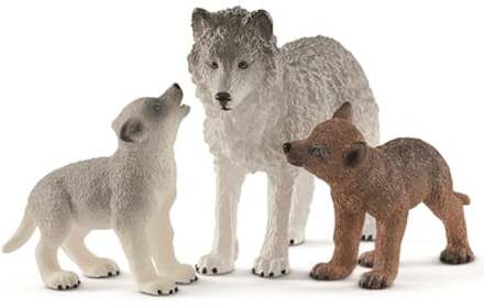 Schleich Set van Wilde Dieren Schleich Wolvin Plastic Multikleur