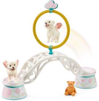 Schleich Winged Baby Lion Training