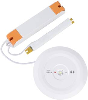 Schleswig LED inbouw noodverlichting met oplaadbare batterij wit