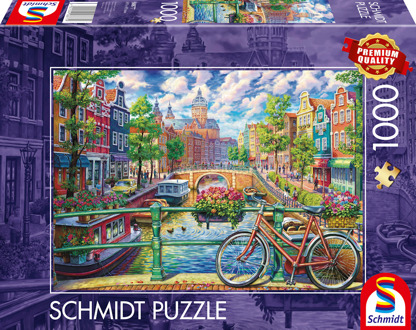 Schmidt Amsterdam Canal Puzzel (1000 stukjes)