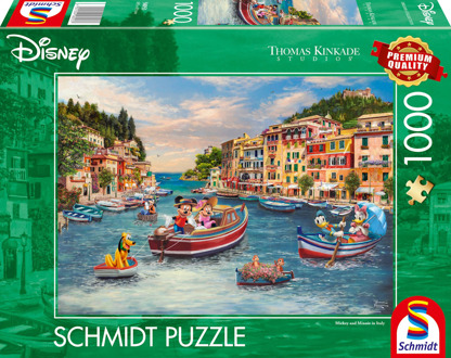 Schmidt Disney Mickey en Minnie Italië Puzzel (1000 stukjes)