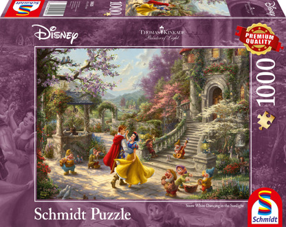 Schmidt puzzel Disney, Dansen met de prins - 1000 stukjes - 12+