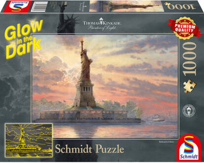 Schmidt Puzzle legpuzzel Statue of Liberty karton 1000 stukjes