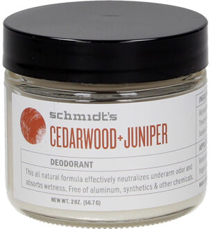 Schmidt's Deodorant pot Cedarwood & Juniper