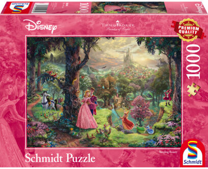 Schmidt Spiele legpuzzel Sleeping Beauty 37 cm karton 1000 stuks