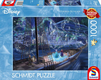 Schmidt Thomas Kinkade - Disney Frozen - Liefde en Magie Puzzel (1000 stukjes)