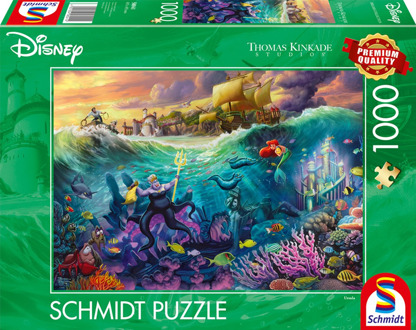 Schmidt Thomas Kinkade - Disney Ursula Puzzel (1000 stukjes)