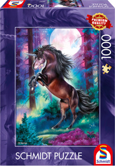 Schmidt Unicorn in the Moonlight Puzzel (1000 stukjes)