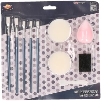 Schmink accessoires set 10 delig - Schmink attributen