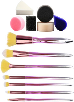 Schmink penselen en sponsjes - schminkset - voor kinderen en volwassenen