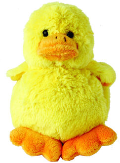 Schmoozies Knuffel kuikentje - geel - Pasen - kippen knuffeldier - 16 cm Multi