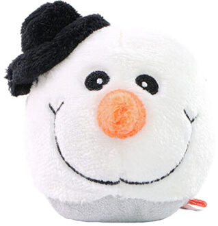 Schmoozies sneeuwpop pluchen speelgoed Wit - One size