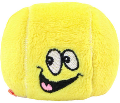 Schmoozies tennisbal pluche speelgoed - maat One size Geel