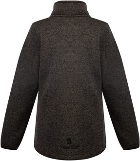 Schmuddelwedda Gebreide fleece jas jonge grijs melange - maat 5J / 110cm