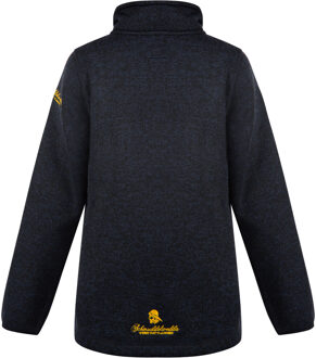 Schmuddelwedda Gebreide fleece jas jonge marine gem - maat Marineblauw