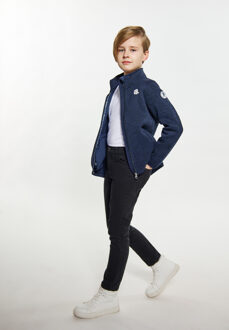 Schmuddelwedda Gebreide fleece jas jongens (kinderen) marine gem Donker Marine - 8J / 128cm