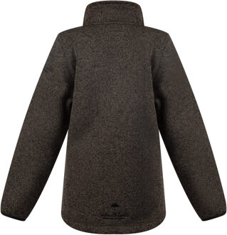 Schmuddelwedda Gebreide fleece jas Meisje grijs melange - maat 9J / 134cm