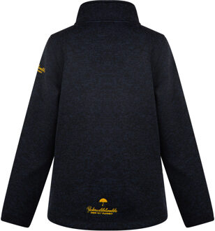 Schmuddelwedda Gebreide fleece jas Meisje marine gem Marineblauw - 4J / 104cm