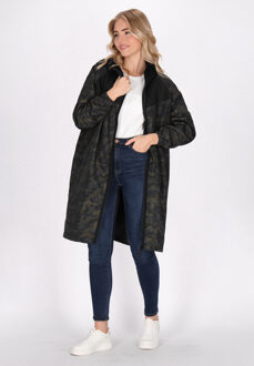 Schmuddelwedda Jas Dames olijfcamouflage - maat XL Kaki