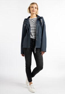 Schmuddelwedda overgangsjasje Dames marine-marine - maat XL Marineblauw