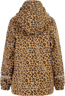 Schmuddelwedda Regenjas Meisje zwart beige leo Zwart/bruin - 6J / 116cm
