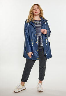 Schmuddelwedda Ronde regenjas Dames marine Marineblauw