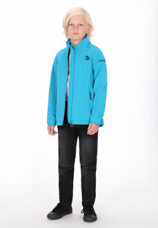 Schmuddelwedda softshell jas jongens (kinderen) Cyaan blauw - 5J / 110cm
