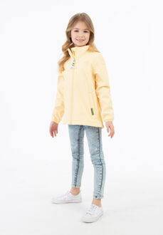 Schmuddelwedda Softshelljack - gerecycled materiaal Meisje Vanille-280 - maat 6J / 116cm Ecru