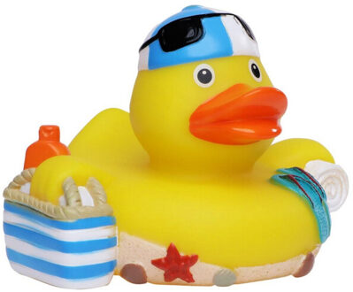 Schnabels eend strand krijs speelgoed - maat One size Geel